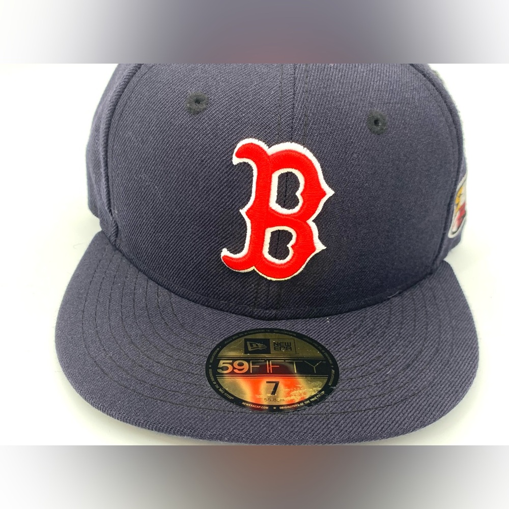 New Era Boston Red Sox Navy Blue & Red World Series Baseball Cap Size 7 (55.8cm)